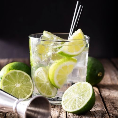 Caipiroska Cocktail Drink