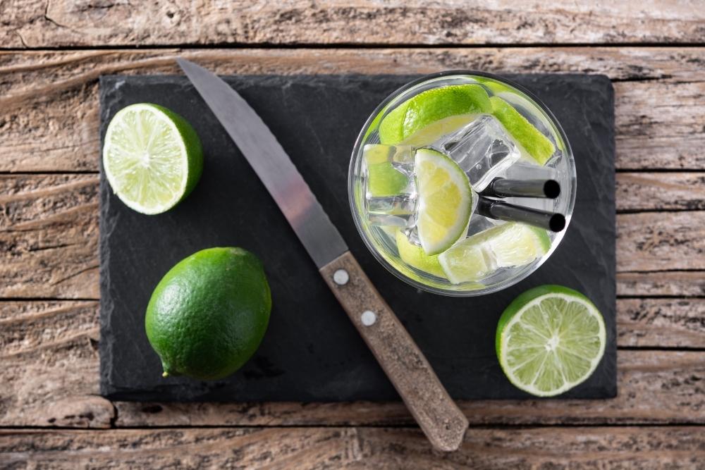 Caipiroska Cocktail Recipe Preparing Drink with Lime