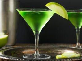 Two Green Apple Martini Recipe Appletini