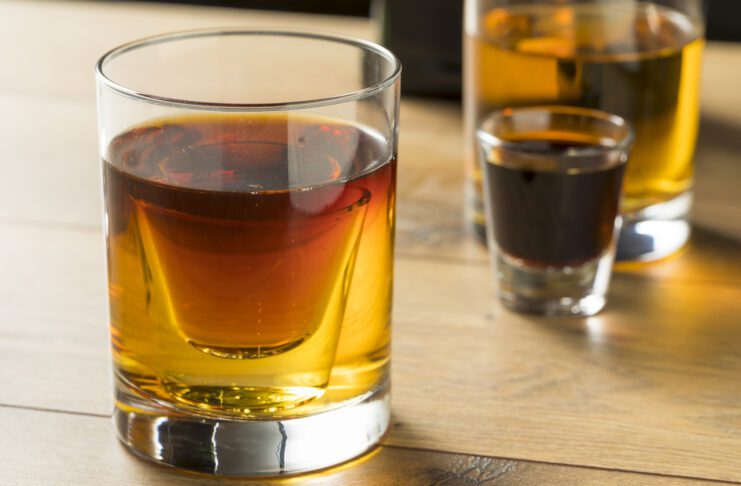 Boozy Cherry Bomb Shot Recipe with LIquor and Energy Drink