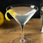 Dry Gin Martini Lemon Twist