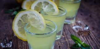 Tuaca Lemon Drop Shot Recipe Drink Cocktail