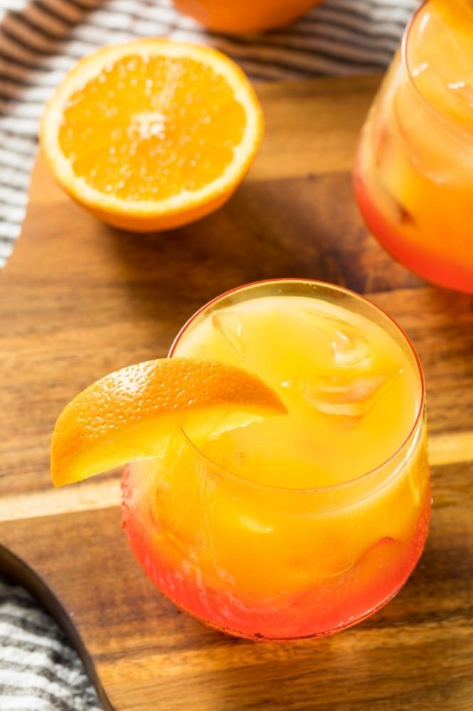 57 Chevy Cocktail Orange Garnish