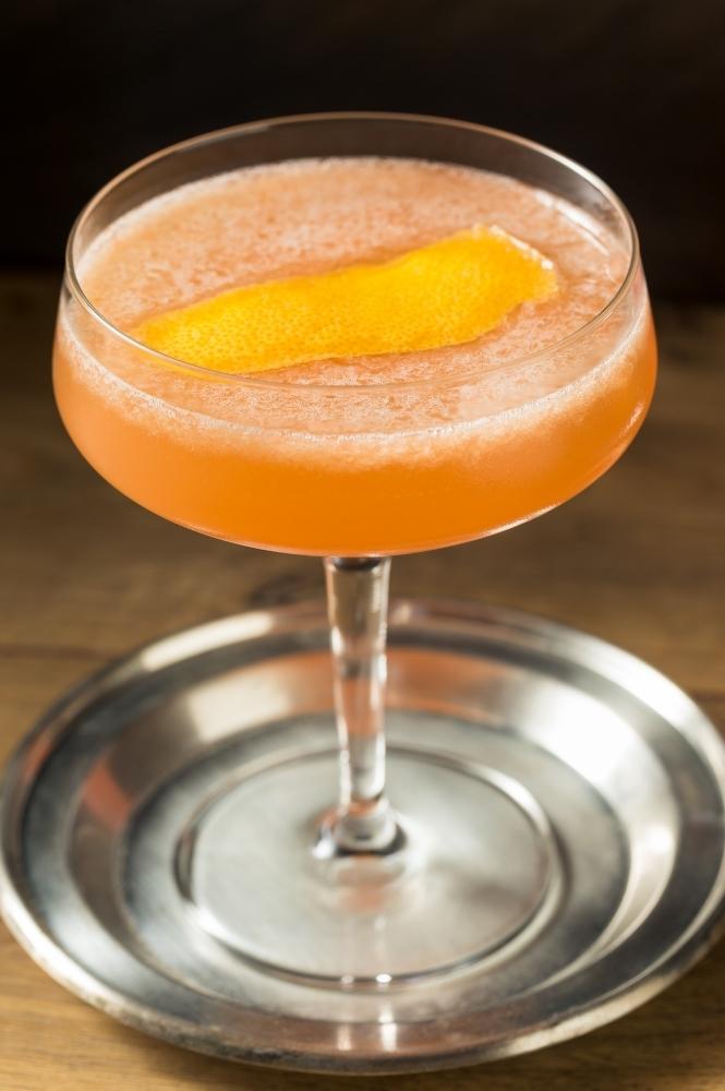 Brown Derby Recipe Drink on Serving Tray
