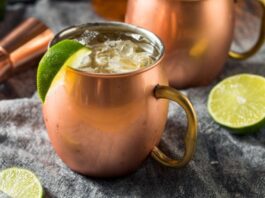 Kentucky Mule Recipe Cocktail with Bourbon