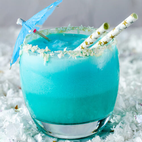 Jack Frost Cocktail Recipe Coconut and Umbrella