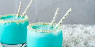 Jack Frost Cocktail Recipe Vodka Pineapple and Coconut