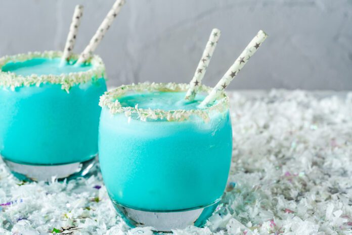 Jack Frost Cocktail Recipe Vodka Pinapple and Coconut
