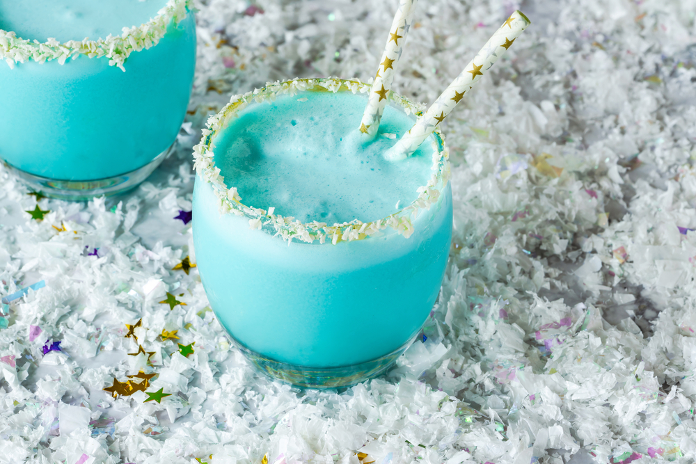 Winter Frozen Jack Frost Cocktail Drink