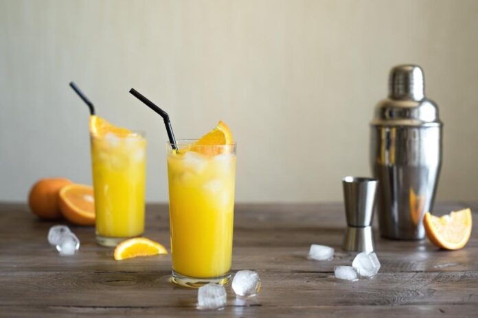 Rum with Orange Juice Mixers