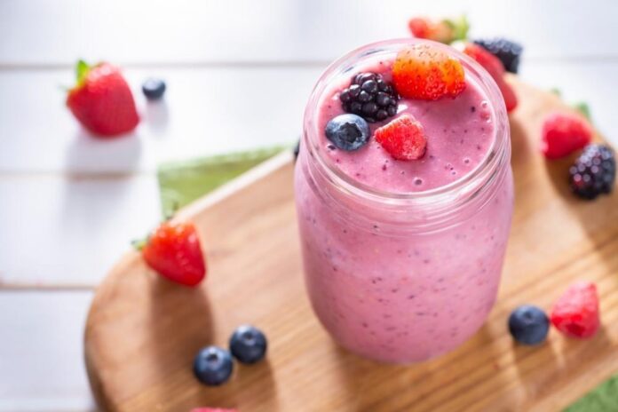 Smoothie with Rum Mixed