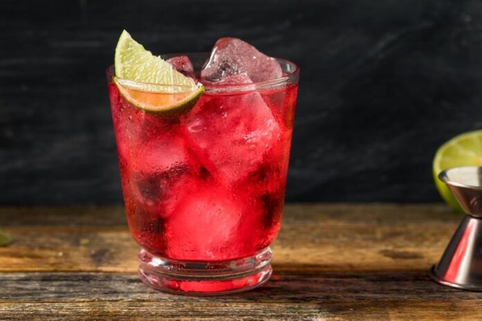 Vodka Cranberry Juice Drink Cocktail Mixer