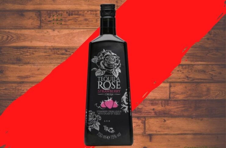 Tequila Rose Strawberry Cream Liqueur Bottle