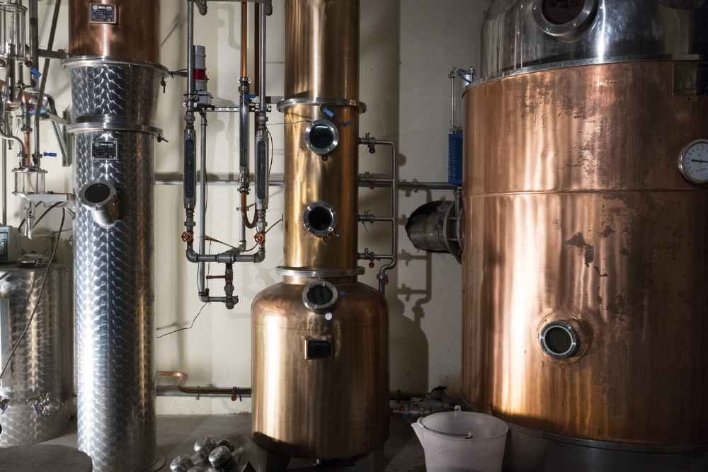 Distilling Whiskey Liquor