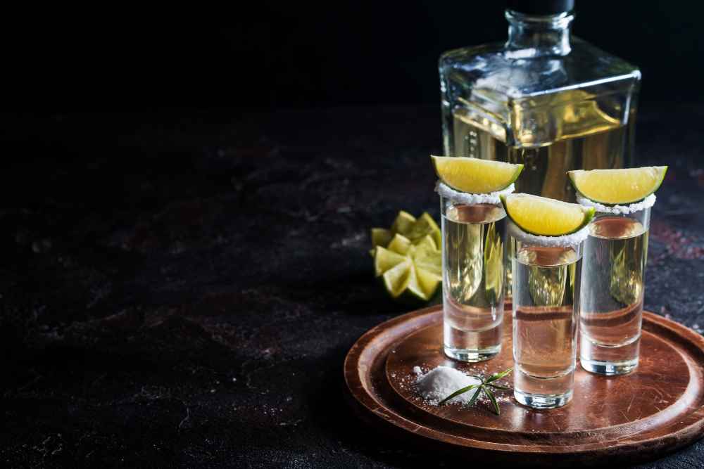 Fancy Tequila Shots with Decanter Bottle