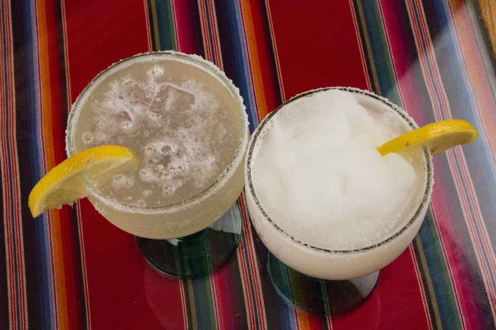 Tequila Cocktails - Margaritas Frozen and on The Rocks