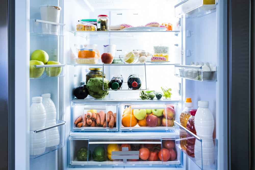 Fridge with Bottles