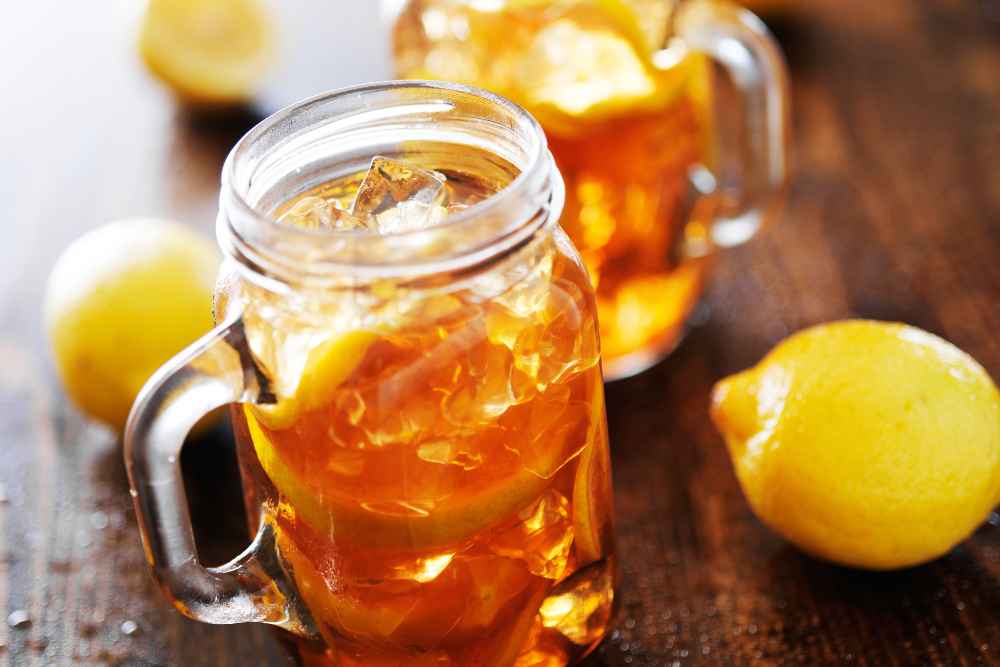 Twisted Tea Hard Iced Tea With Lemon in Glass