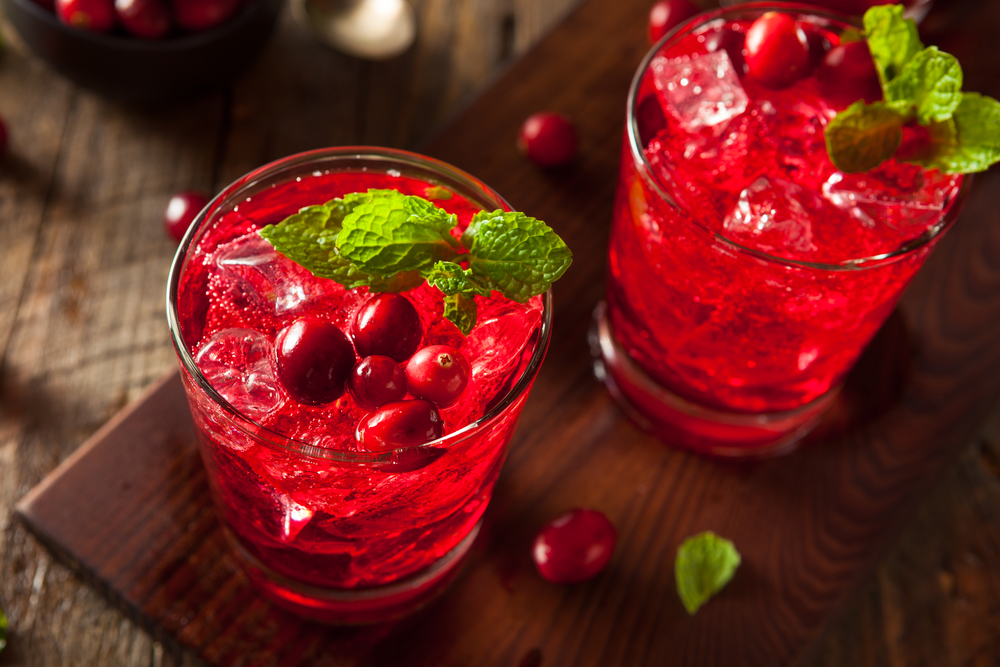 Making Fresh Vodka Cranberry Cocktail