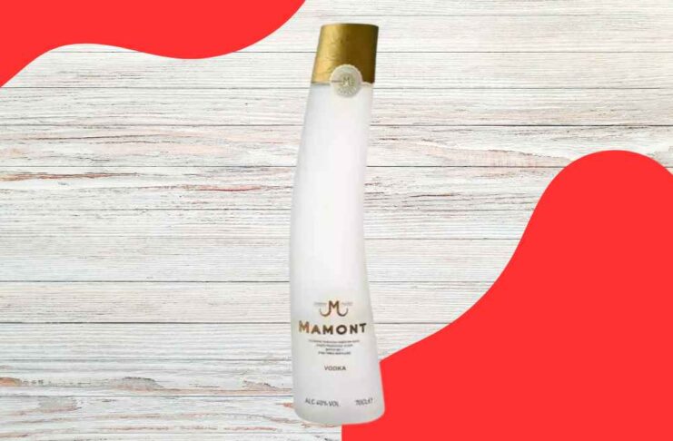 Mamont Vodka in Curved Bottle
