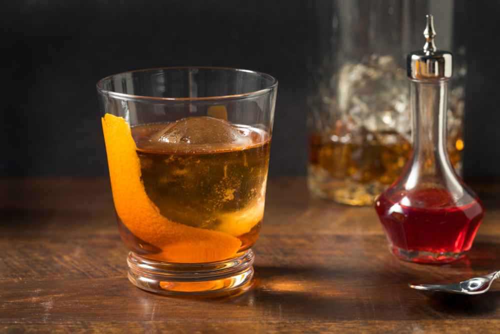 Rye Whiskey Vieux Carre Cocktail
