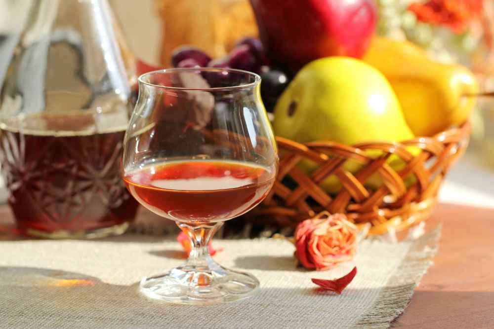 Cognac with Fruit