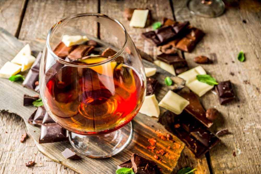 Fruit Brandy with Chocolate