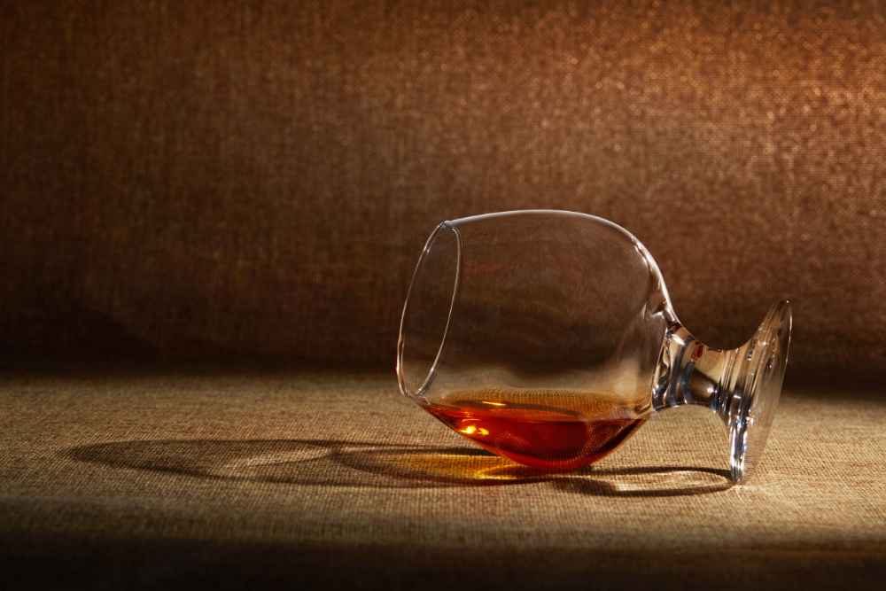 Gluten Free Cognac in Glass