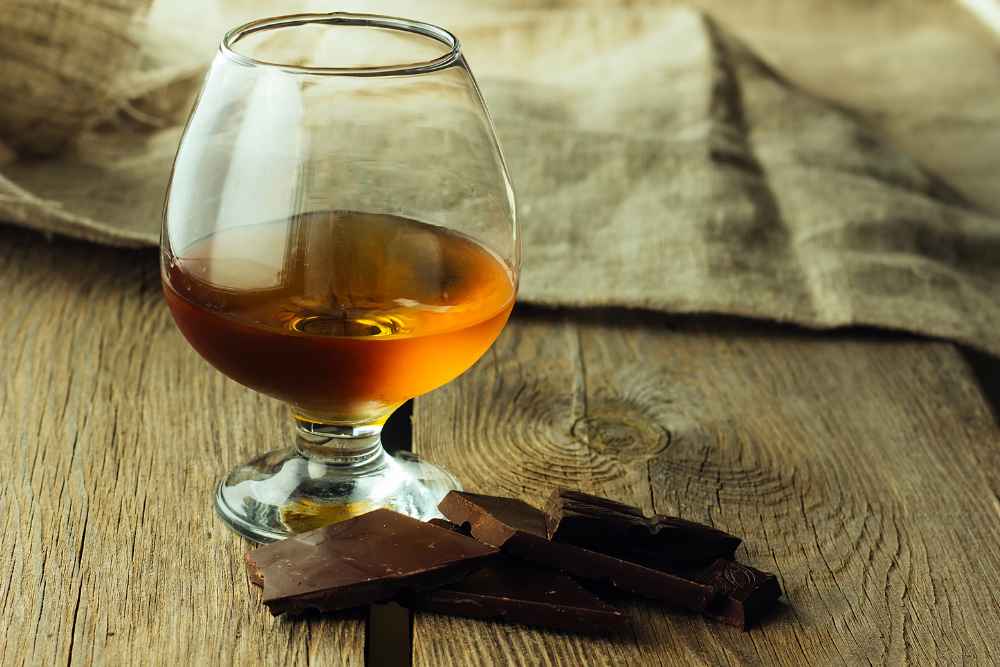 Cognac with Chocolate
