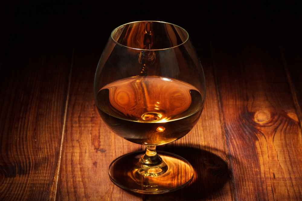 Glass of Branson Cognac