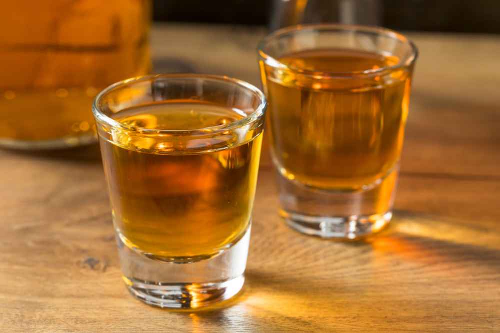 Shots of Spiced Rum