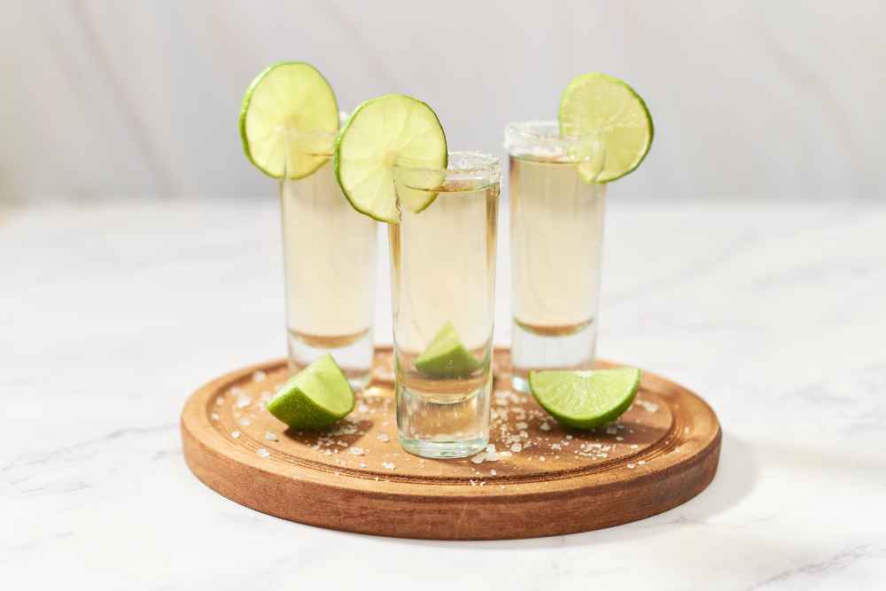 Tequila Shots With Lime