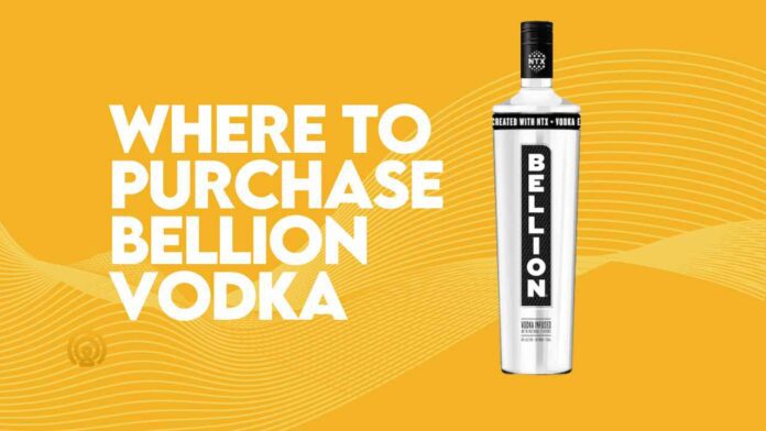 Where To Purchase Bellion Vodka